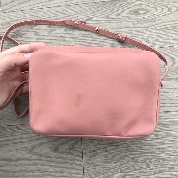 Mansur Gavriel Double Zip Crossbody Bag Pink - Picture 9 of 13